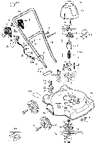 Exploded Diagram A Diagram and Parts List for LM115 Type 1 Black and Decker Lawn Mower